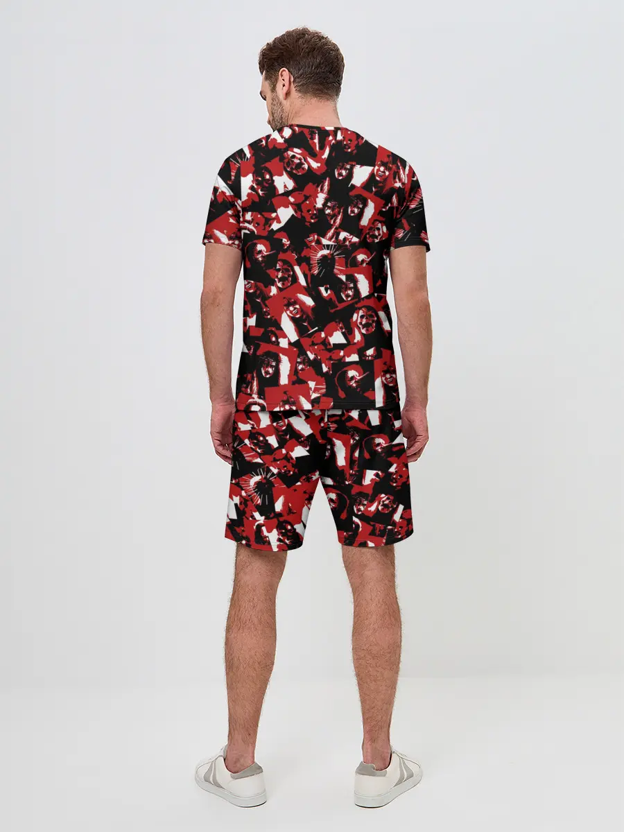 Мужской костюм с шортами / SlipKnot камуфляж