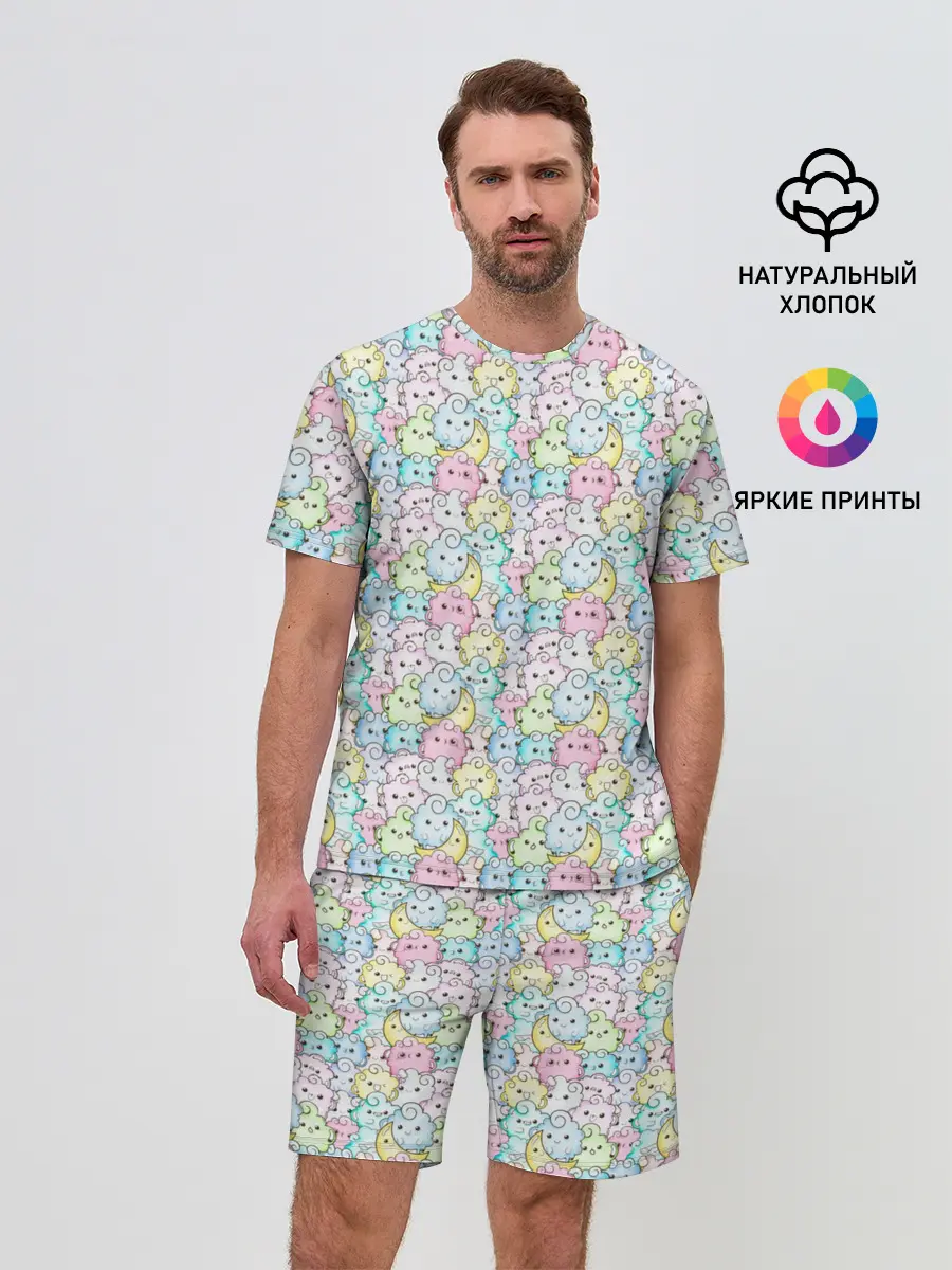 Мужской костюм с шортами / Kawaii night