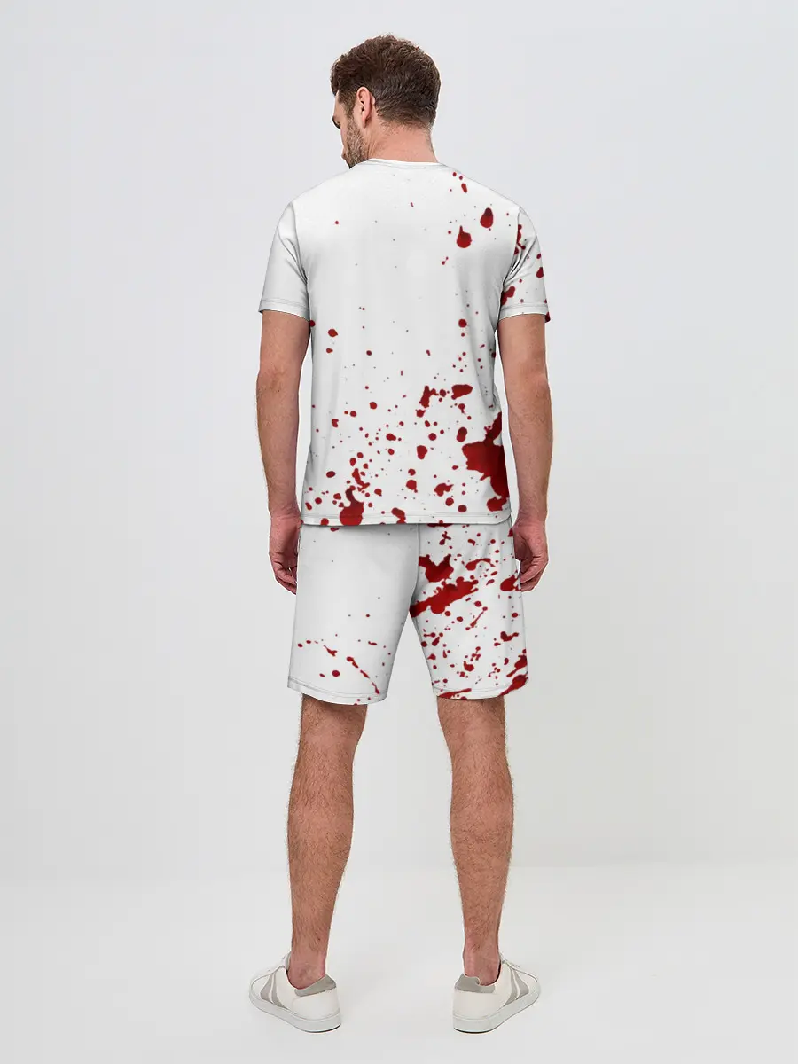 Мужской костюм с шортами / Кетчуп Разбрызгался