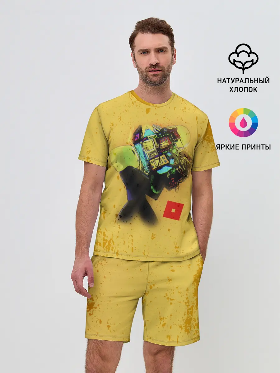 Мужской костюм с шортами / ROBLOX Grunge ART