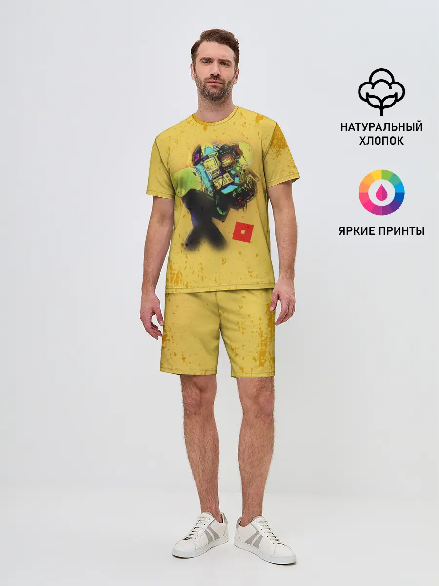 Мужской костюм с шортами / ROBLOX Grunge ART