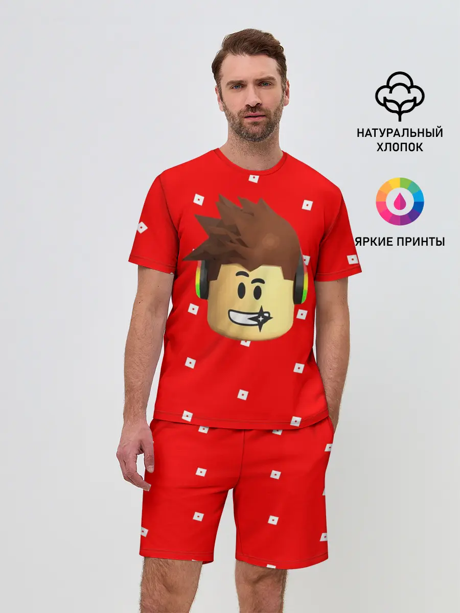 Мужской костюм с шортами / ROBLOX Head