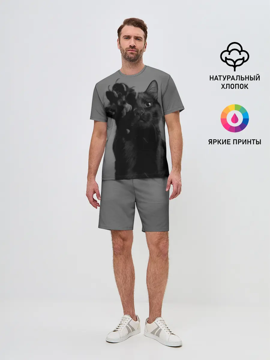 Мужской костюм с шортами / Котик