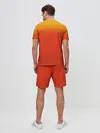 Мужской костюм с шортами / Пика - пика оранжевый