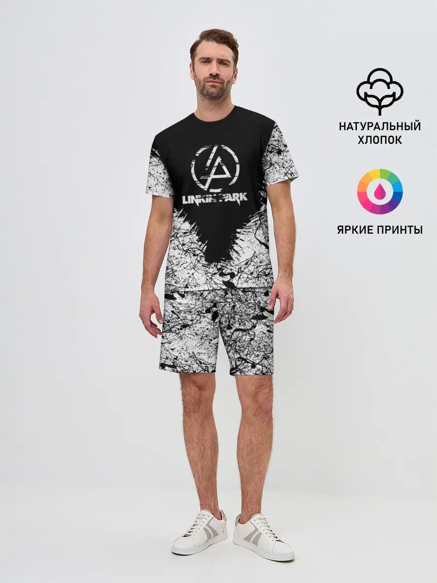 Мужской костюм с шортами / Linkin Park #1