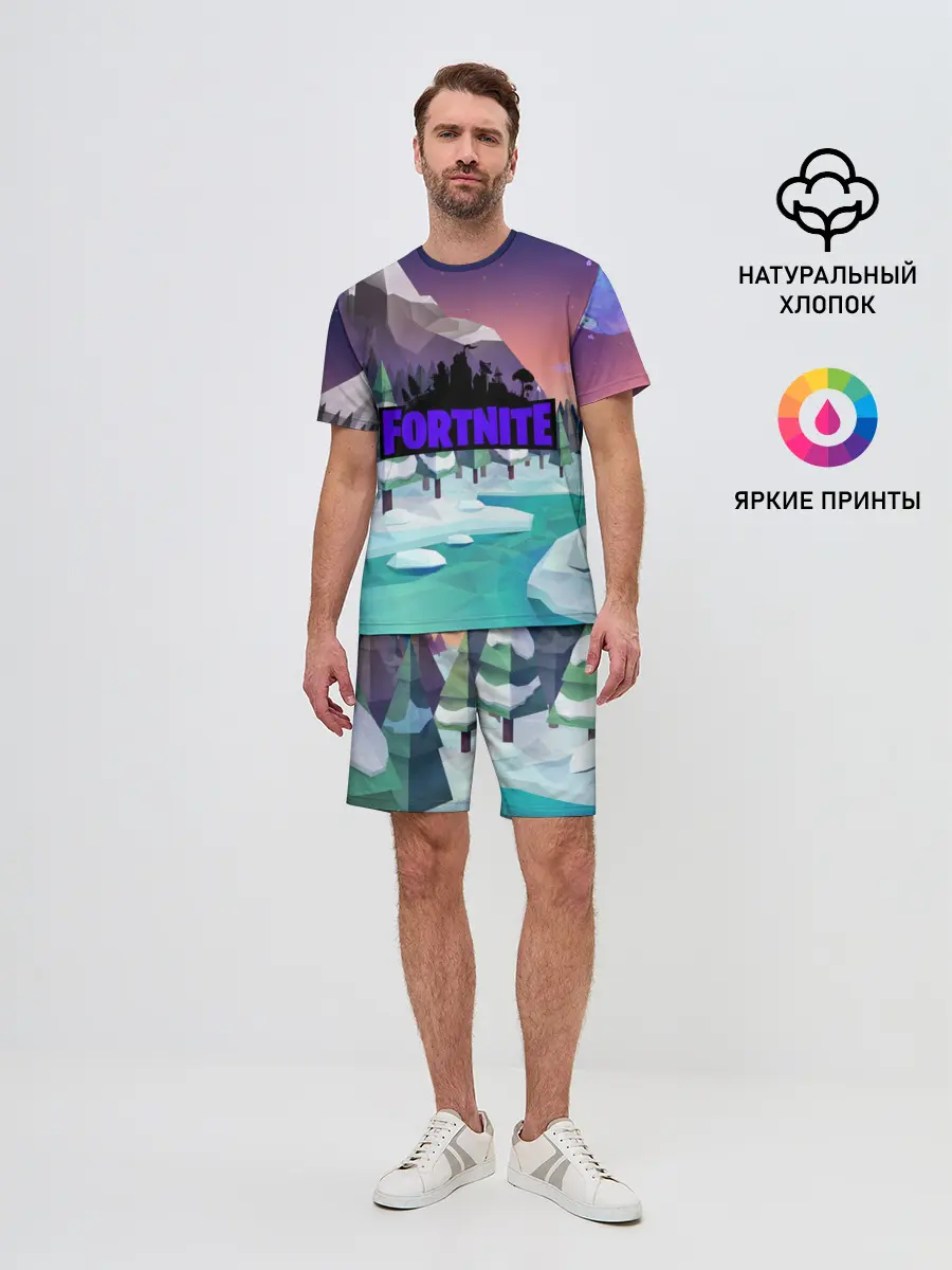 Мужской костюм с шортами / fortnite