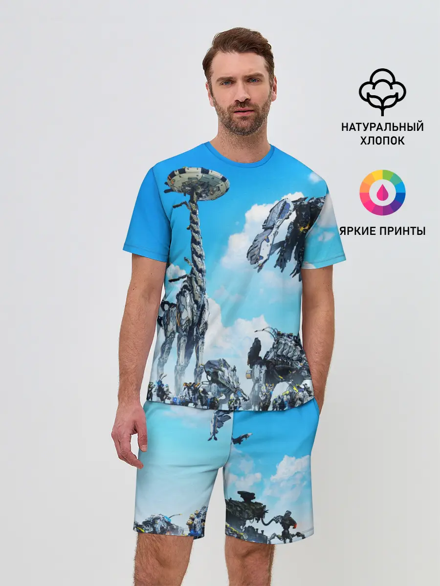 Мужской костюм с шортами / Horizon Zero Dawn