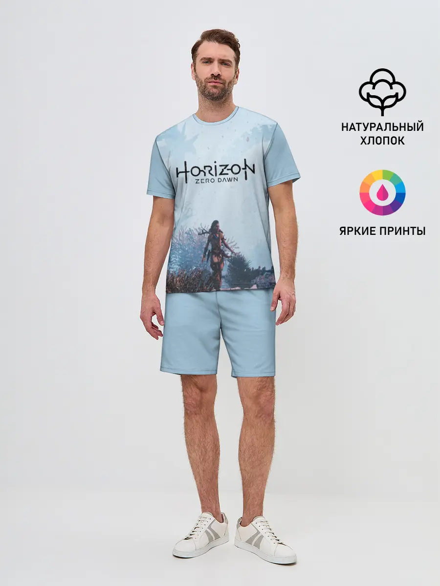 Мужской костюм с шортами / Horizon Zero Dawn