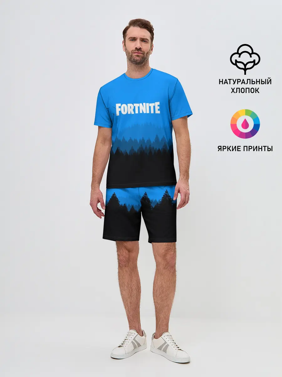 Мужской костюм с шортами / Fortnite