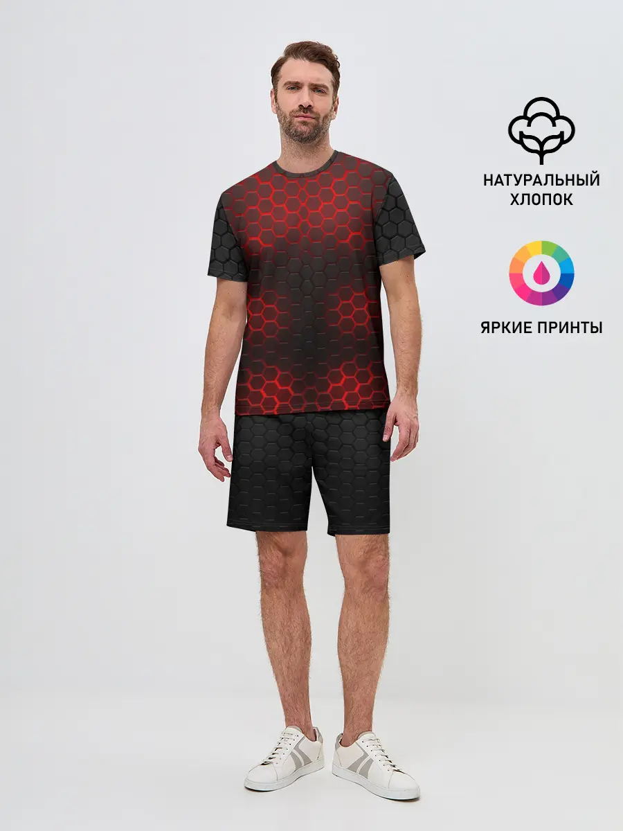 Мужской костюм с шортами / СТАЛЬНАЯ БРОНЯ