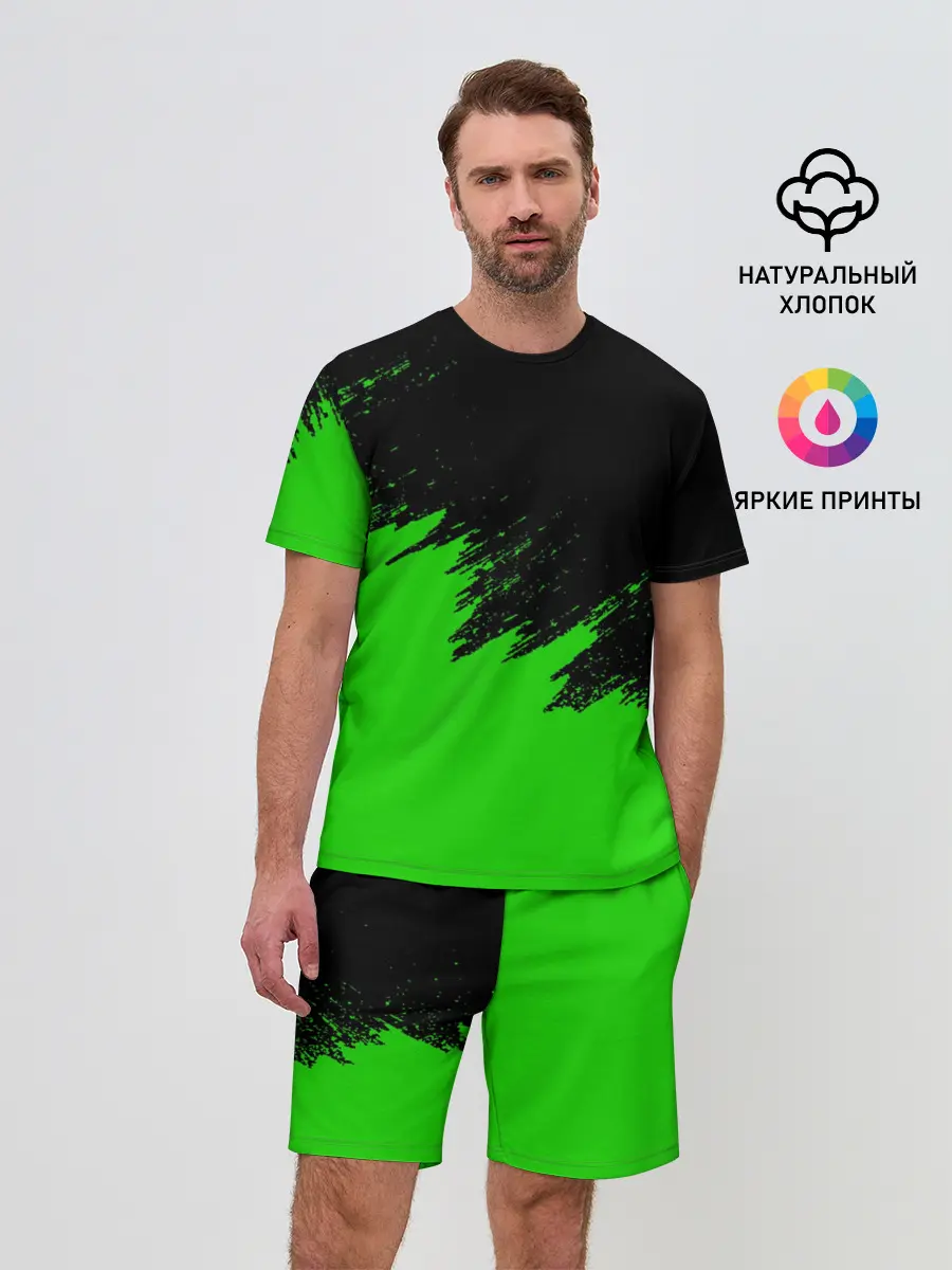 Мужской костюм с шортами / КРАСКА И НИЧЕГО ЛИШНЕГО!