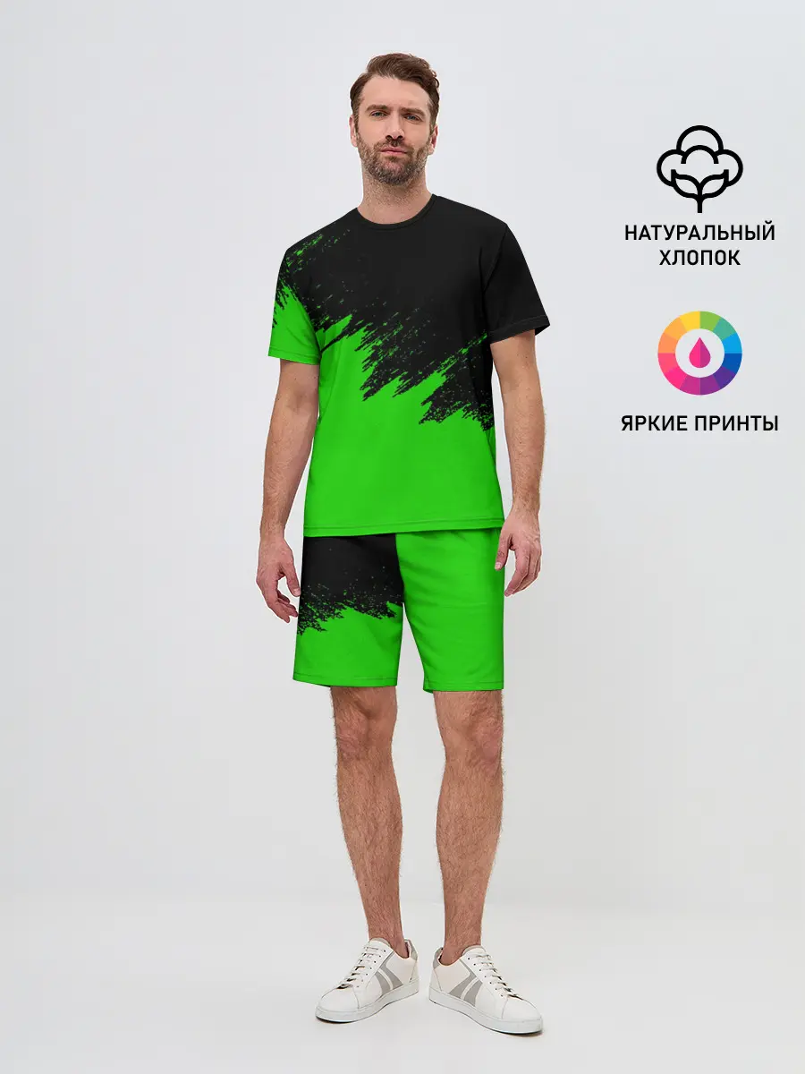 Мужской костюм с шортами / КРАСКА И НИЧЕГО ЛИШНЕГО!
