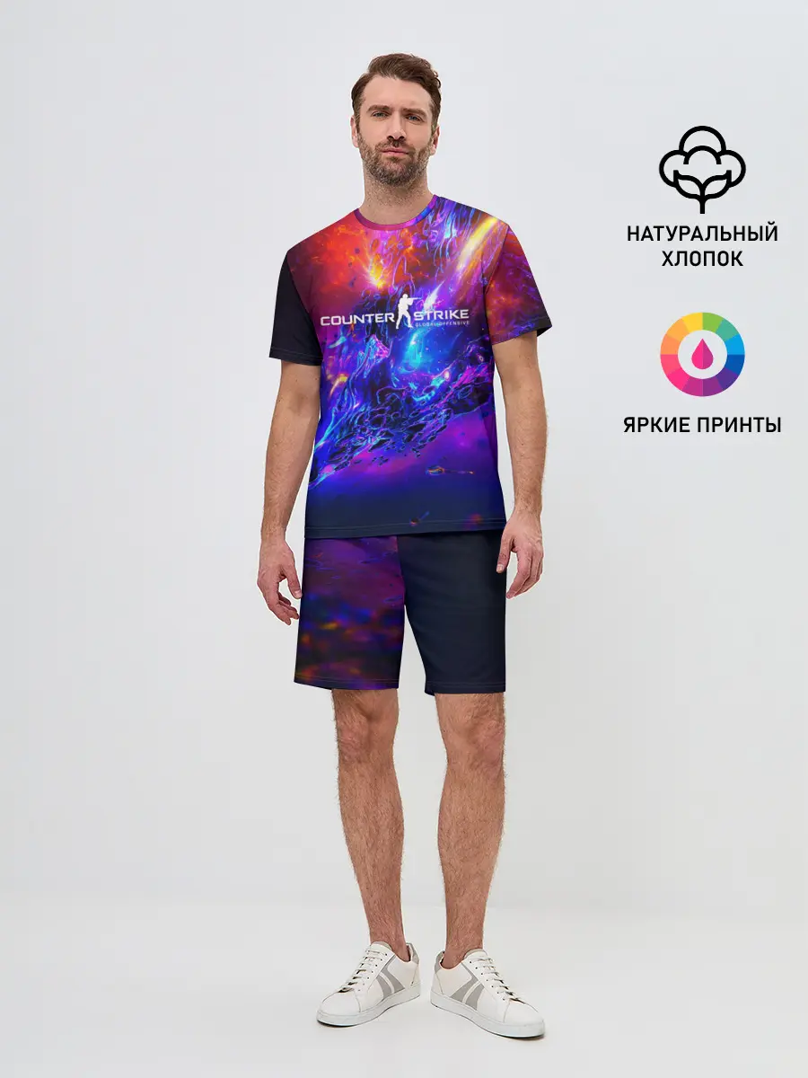 Мужской костюм с шортами / cs go:Revenge of the Beasts