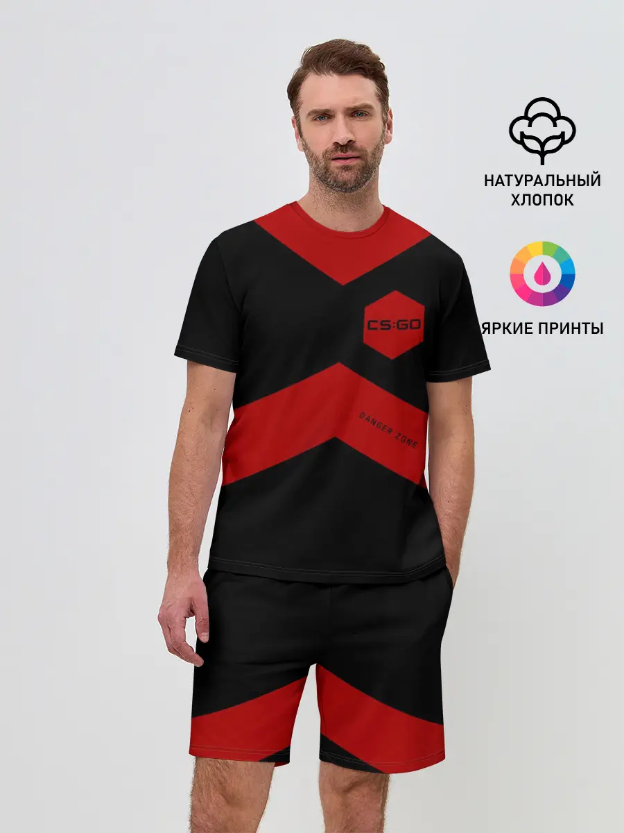 Мужской костюм с шортами / CS:GO - Danger Zone