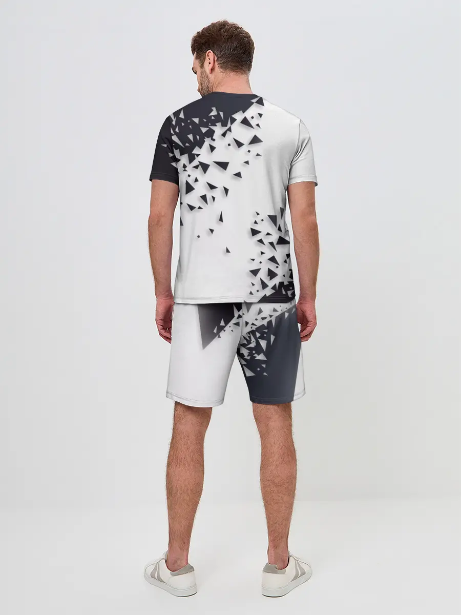 Мужской костюм с шортами / PUBG Jacket Black