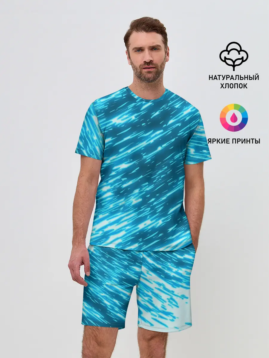 Мужской костюм с шортами / ЛЕДЯНОЙ ШТОРМ