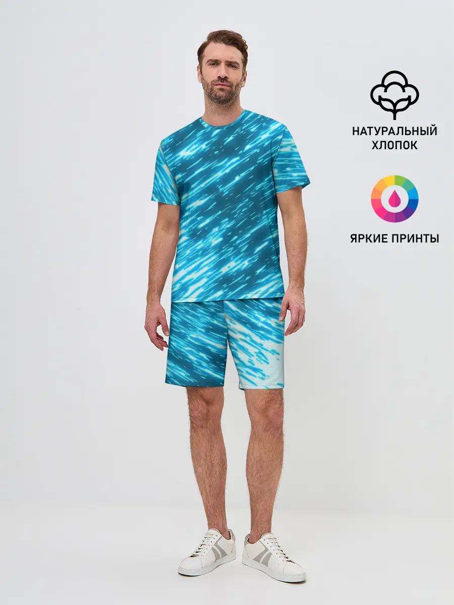 Мужской костюм с шортами / ЛЕДЯНОЙ ШТОРМ