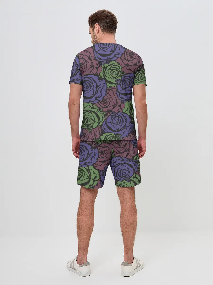 Мужской костюм с шортами / Розы Лил Пипа