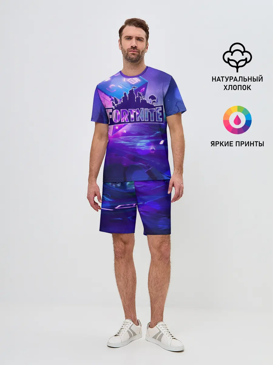 Мужской костюм с шортами / Fortnite