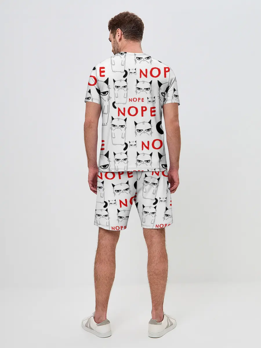 Мужской костюм с шортами / Grumpy Cat. Nope!