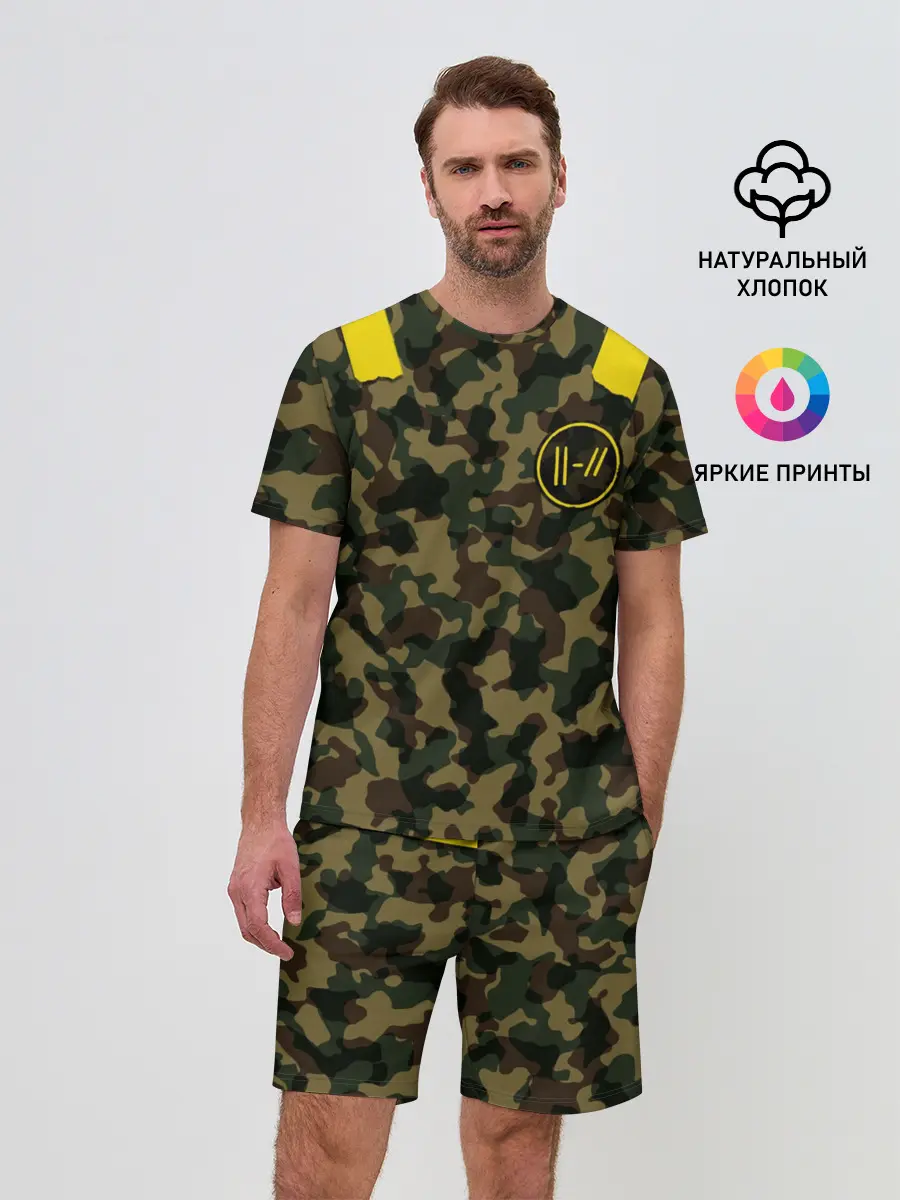 Мужской костюм с шортами / Twenty One Pilots - Jumpsuit