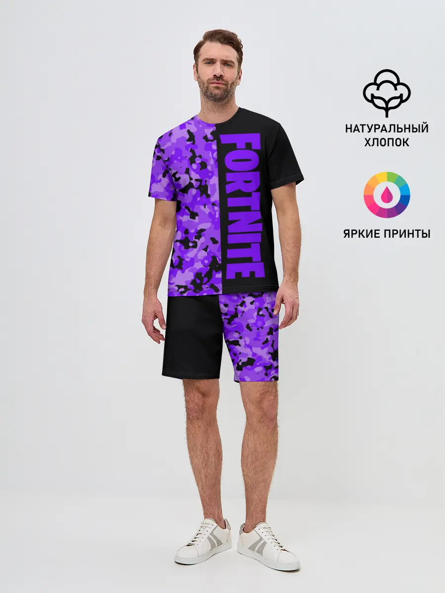 Мужской костюм с шортами / Fortnite