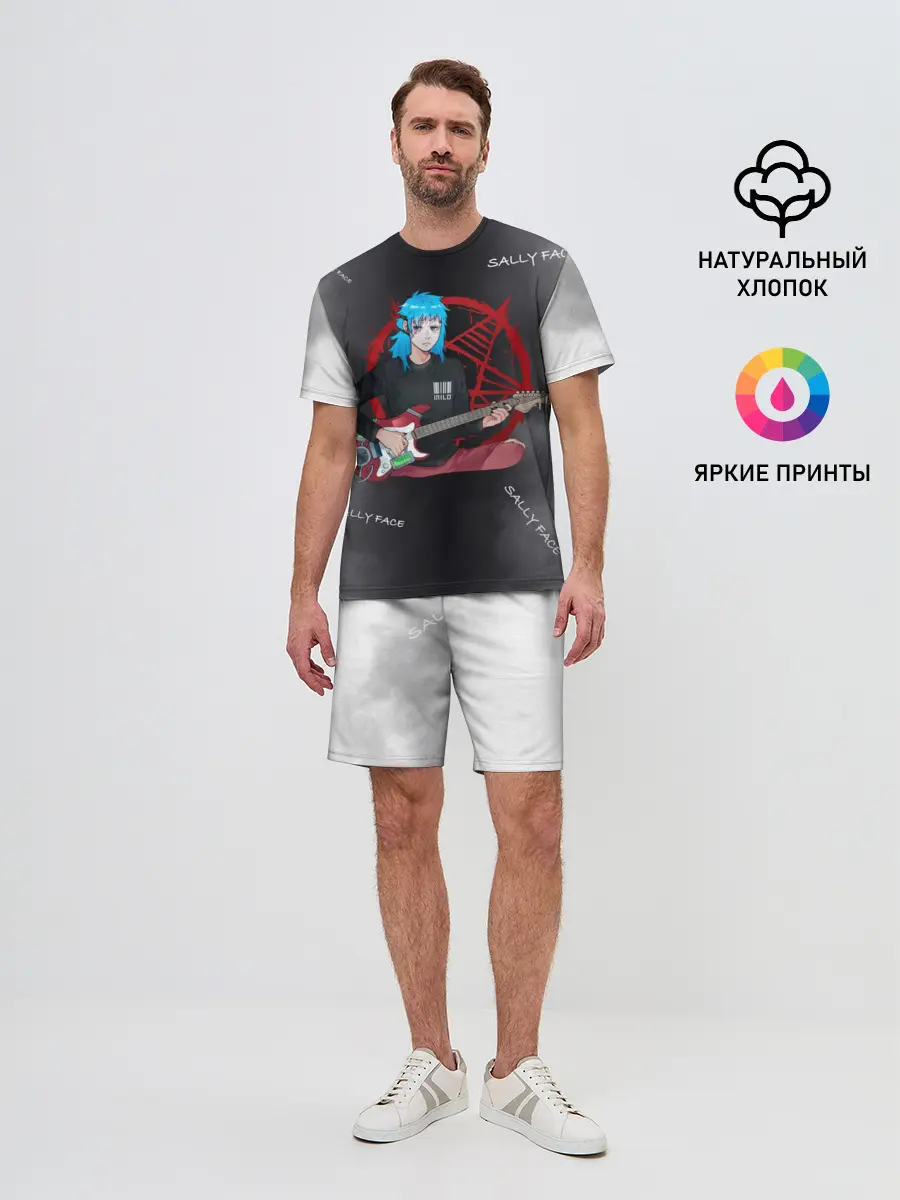 Мужской костюм с шортами / Sally Face with a Guitar