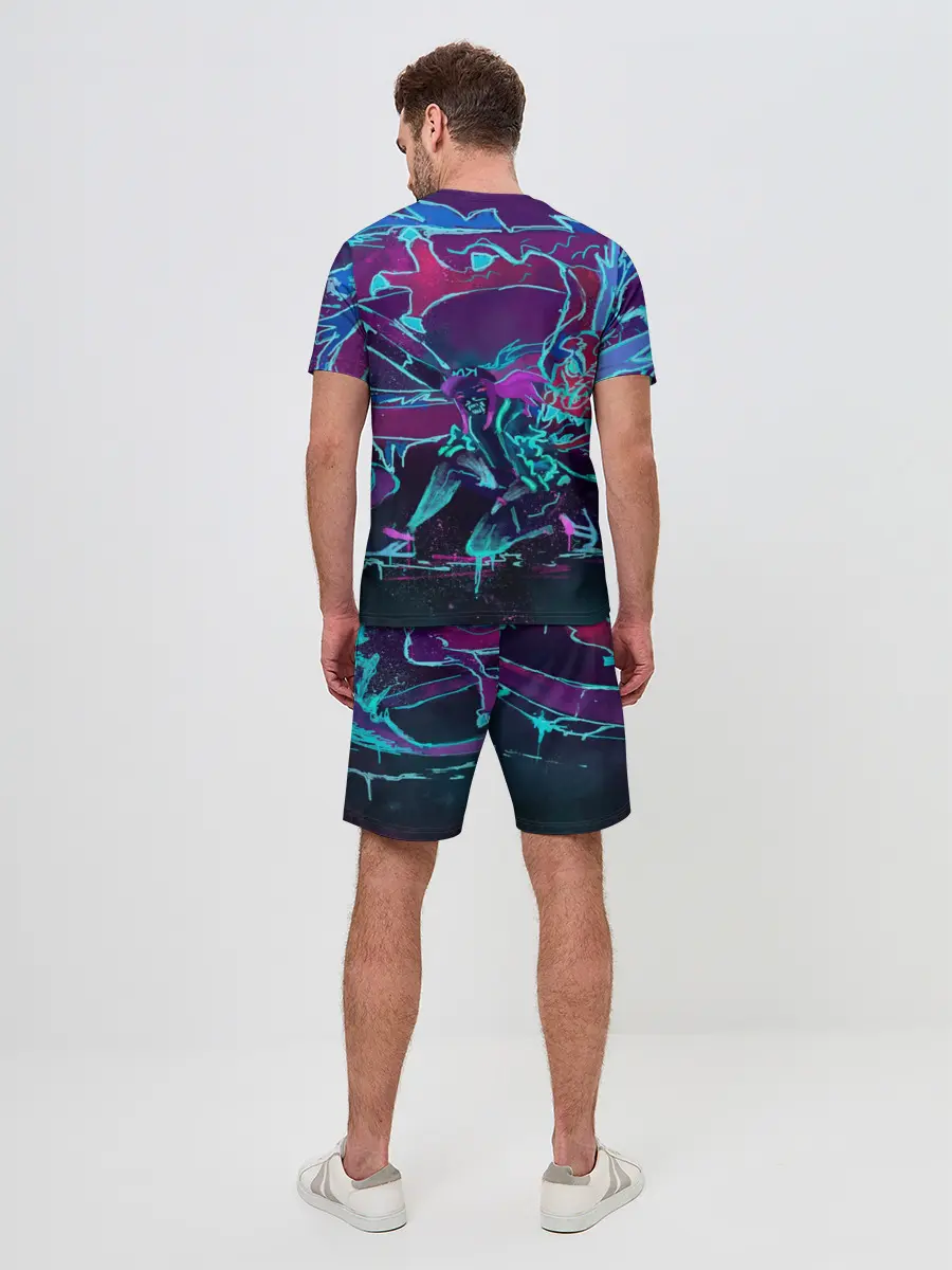 Мужской костюм с шортами / lol kda akali