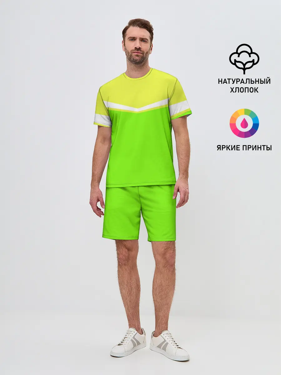 Мужской костюм с шортами / Угол зеленый