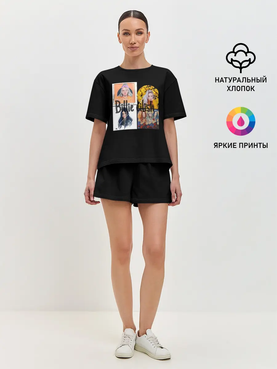 Женская пижама с шортами / Billie Eilish