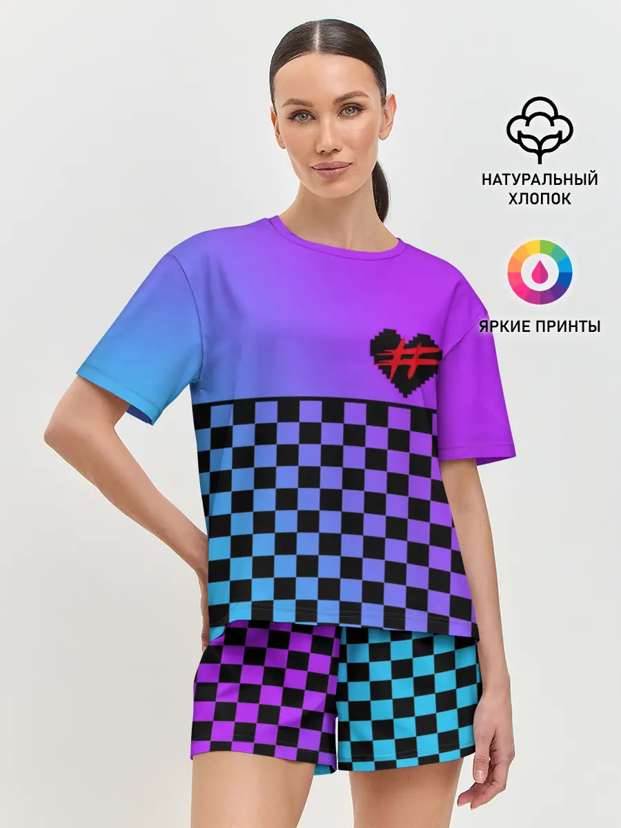 Женская пижама с шортами / Френдзона