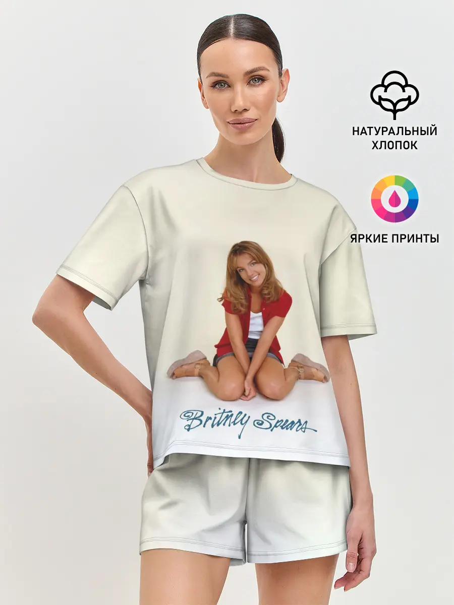 Женская пижама с шортами / Oldschool Britney