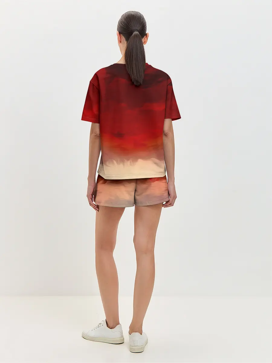 Женская пижама с шортами / Огненная Лиса