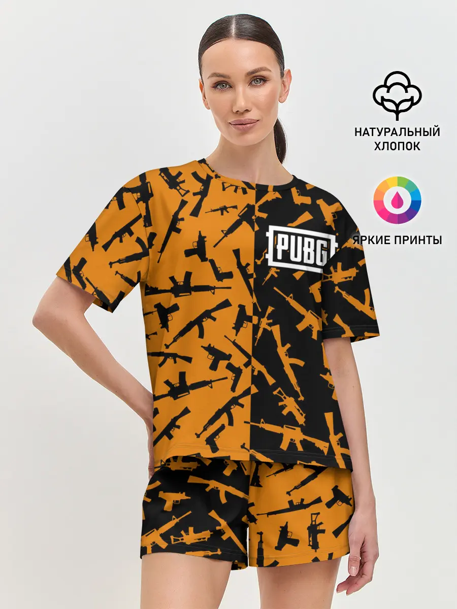 Женская пижама с шортами / PUBG 2