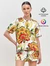 Женская пижама с шортами / Хохлома