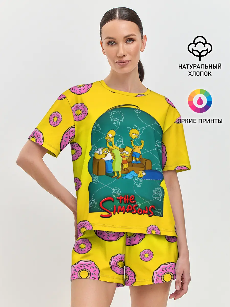 Женская пижама с шортами / Симпсоны