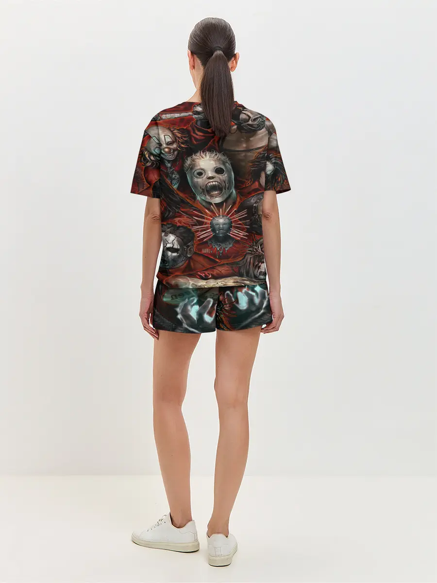 Женская пижама с шортами / Slipknot