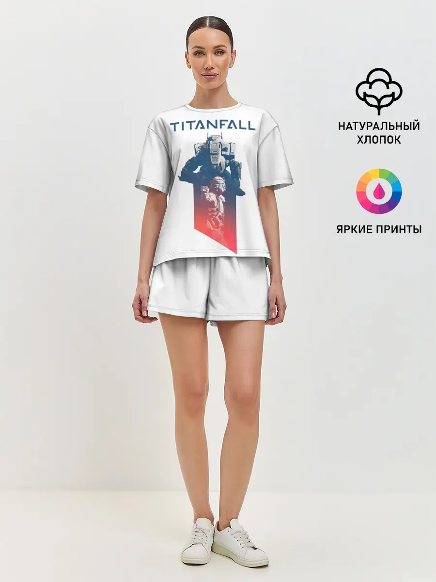 Женская пижама с шортами / Titanfall