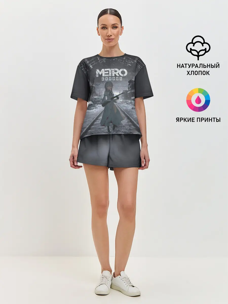 Женская пижама с шортами / Metro Exodus Аниме