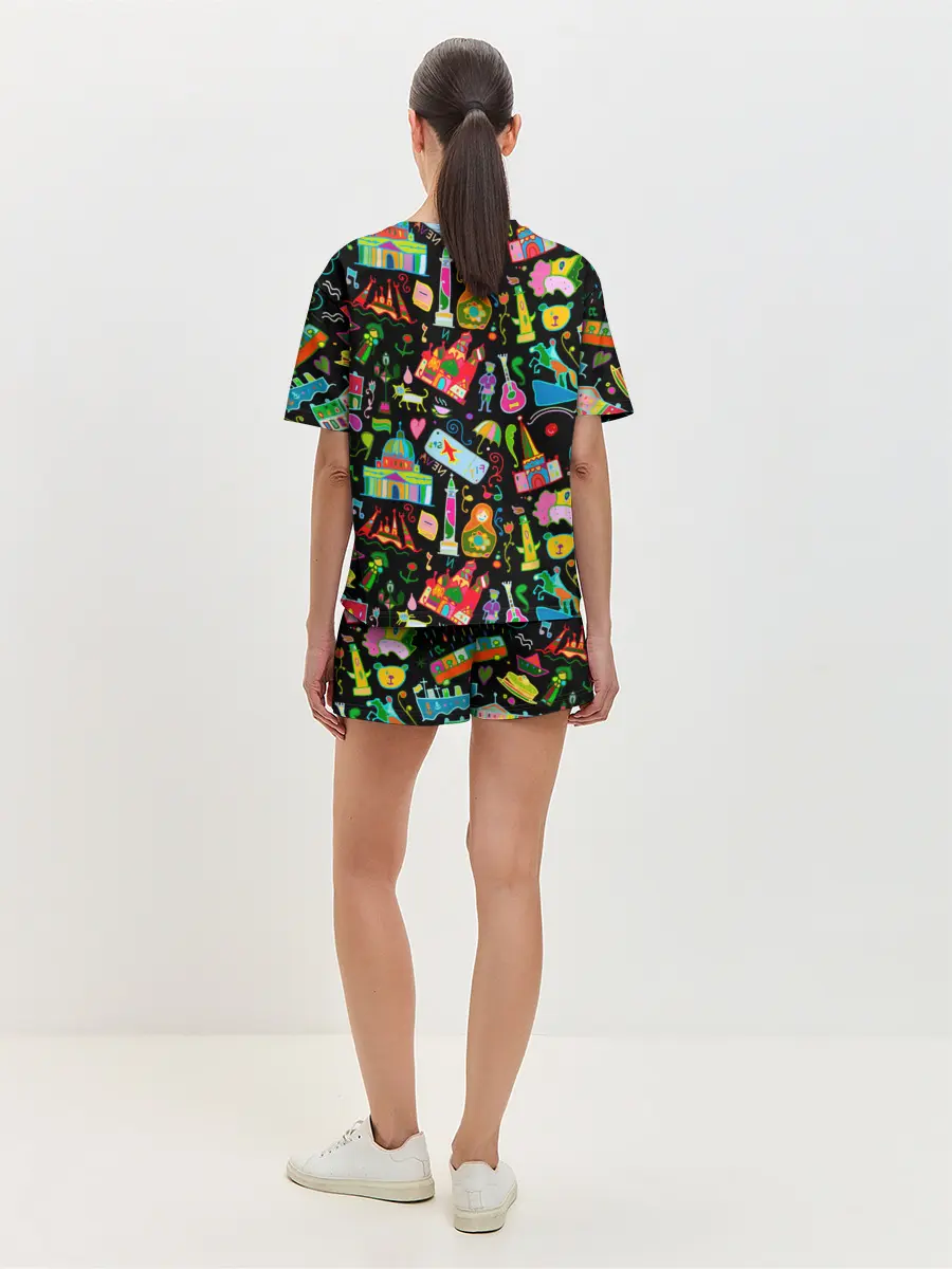 Женская пижама с шортами / Travel to Saint Petersburg