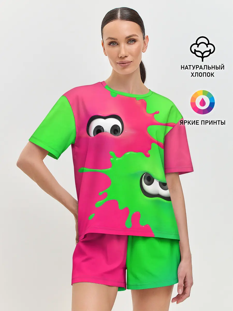 Женская пижама с шортами / Splatoon 2