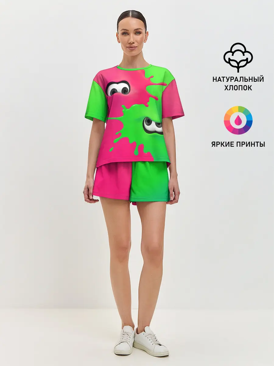 Женская пижама с шортами / Splatoon 2