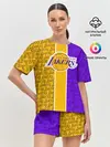 Женская пижама с шортами / LA LAKERS
