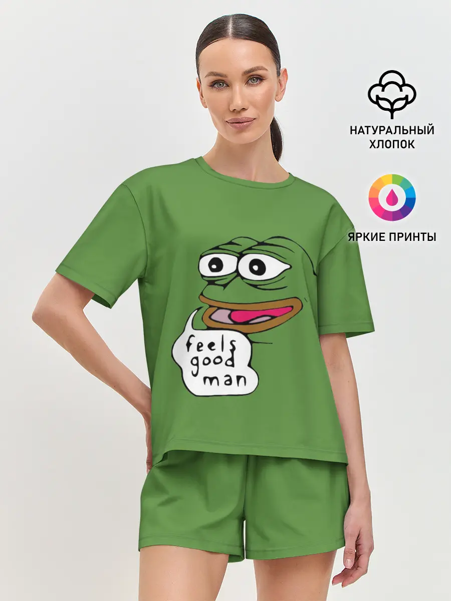 Женская пижама с шортами / Feels Good Man