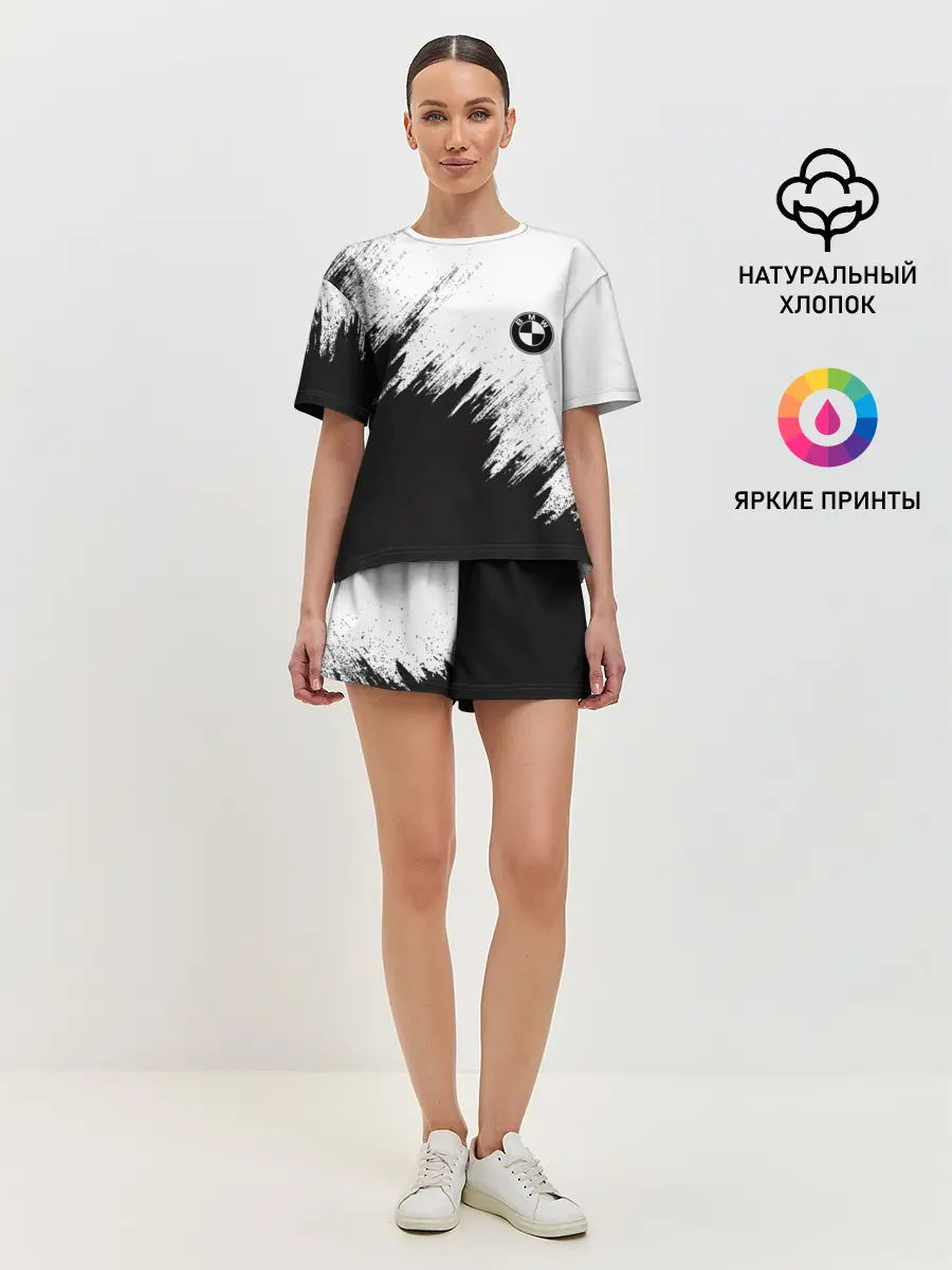 Женская пижама с шортами / BMW