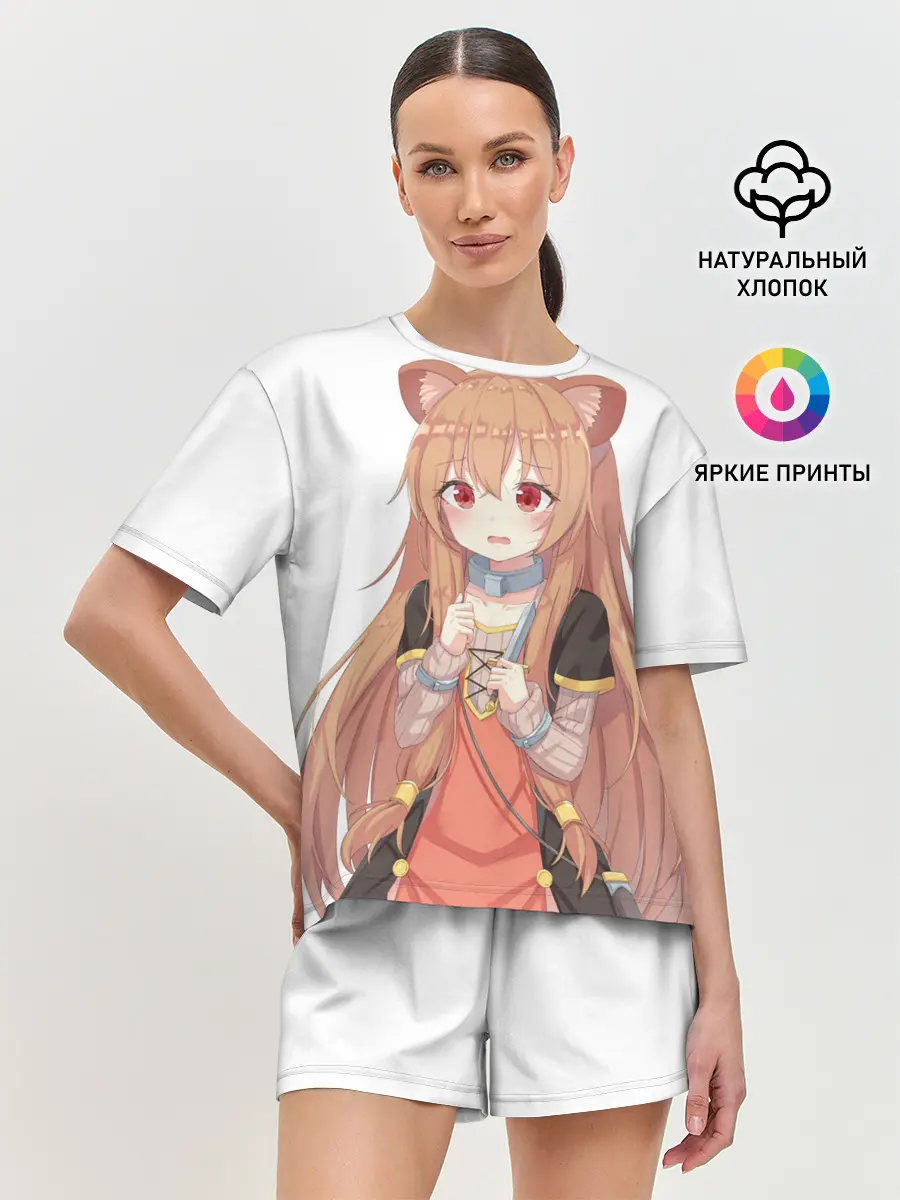 Женская пижама с шортами / Raphtalia