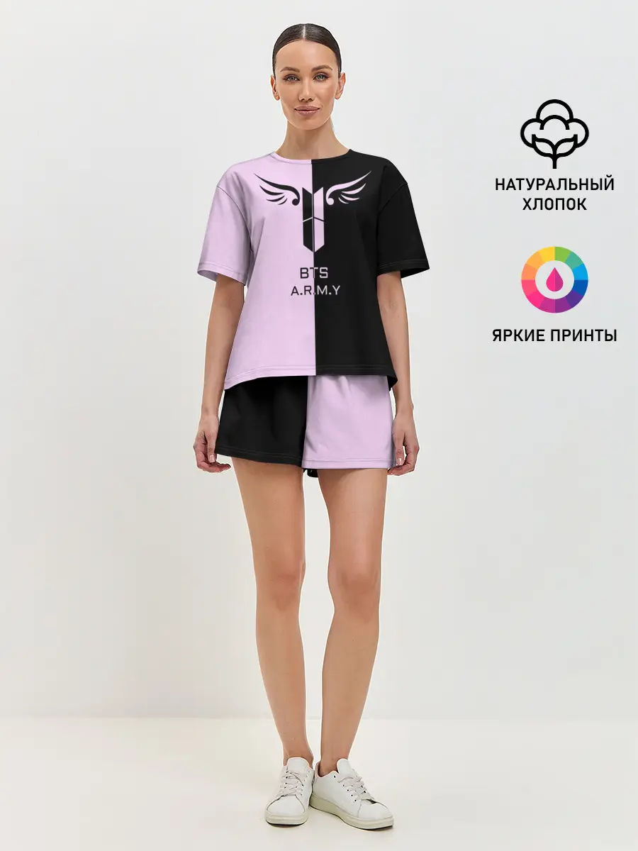 Женская пижама с шортами / BTS A.R.M.Y
