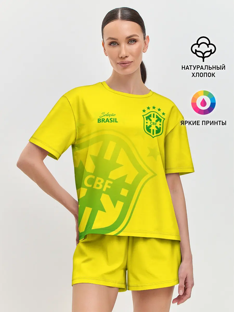 Женская пижама с шортами / Бразилия