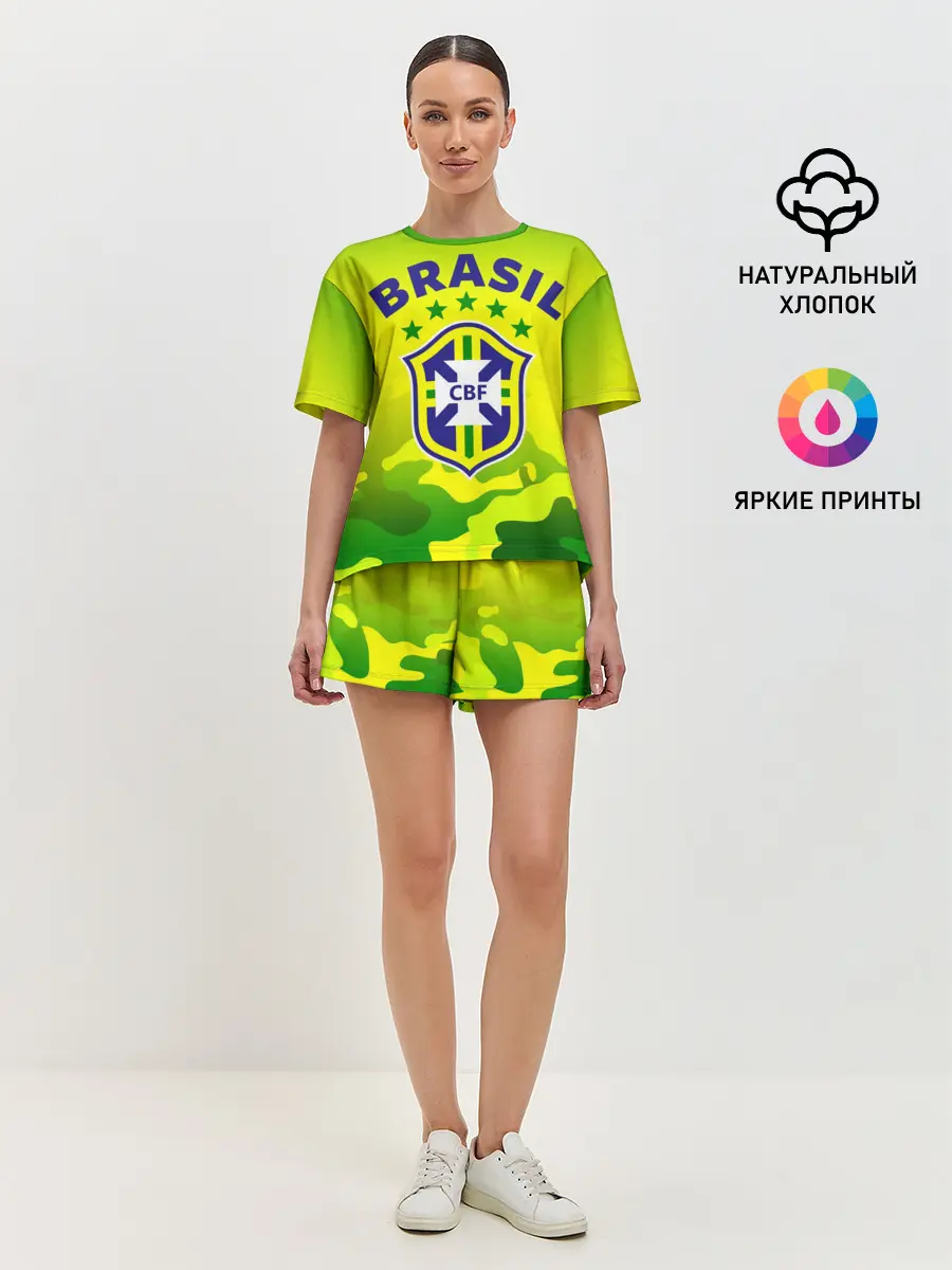 Женская пижама с шортами / Бразилия