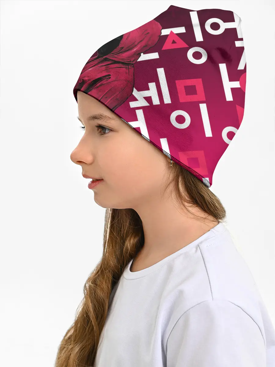 Детская шапка / ИГРА В КАЛЬМА, УЗОР ИЕРОГЛИФЫ